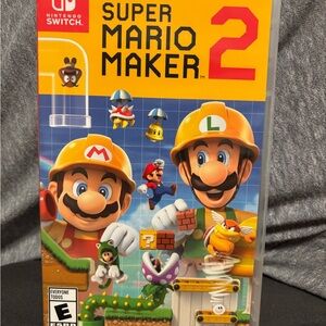 Nintendo Super Mario Maker 2 Red Yellow Video Game